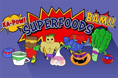 food superheroes